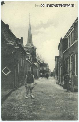 ansichtkaart: Ouderkerk ad IJssel, Dorpstraat