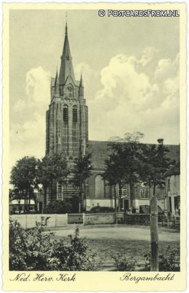 ansichtkaart: Bergambacht, Ned. Herv. Kerk