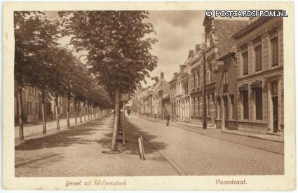 ansichtkaart: Willemstad, Voorstraat