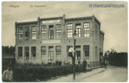 ansichtkaart: Hillegom, Chr. Burgerschool