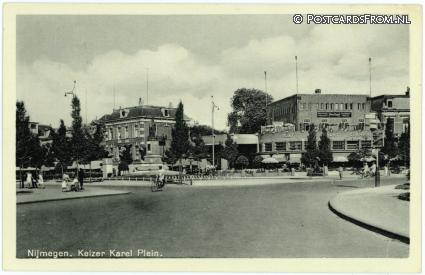 ansichtkaart: Nijmegen, Keizer Karel Plein