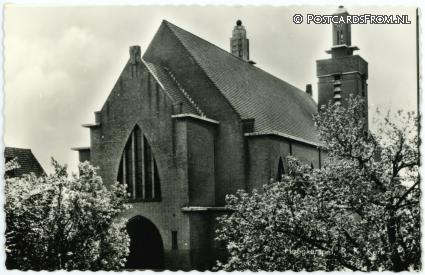ansichtkaart: Hoogkarspel, R.K. Kerk