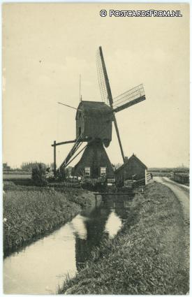 ansichtkaart: Dordrecht, Watermolen
