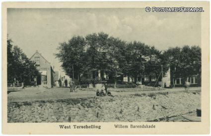 ansichtkaart: Terschelling West, Willem Barendskade
