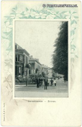 ansichtkaart: Zutphen, Deventerweg