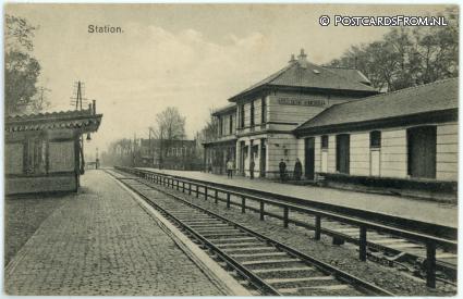 ansichtkaart: Vogelenzang, Station Vogelenzang-Bennebroek