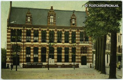 ansichtkaart: Hilversum, Postkantoor