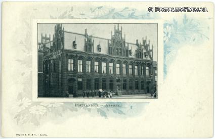 ansichtkaart: Arnhem, Postkantoor