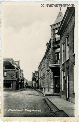 ansichtkaart: Montfoort, Hoogstraat