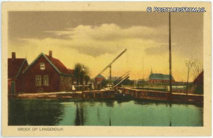 ansichtkaart: Broek op Langedijk, --