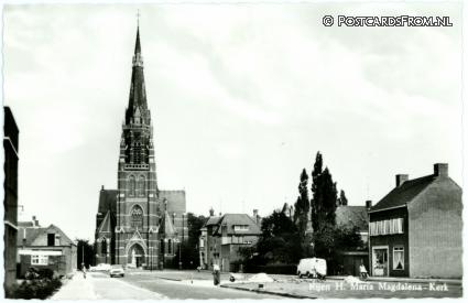 ansichtkaart: Rijen, H. Maria Magdalena-Kerk