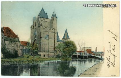 ansichtkaart: Haarlem, Heerensingel noet zijn Amsterdamsche Poort