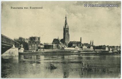 ansichtkaart: Roermond, Panorama