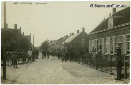 ansichtkaart: Oud-Vossemeer, Molenstraat