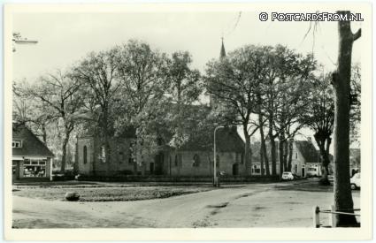 ansichtkaart: Roden, Hervormde Kerk 1139 restauratie 1925-1930
