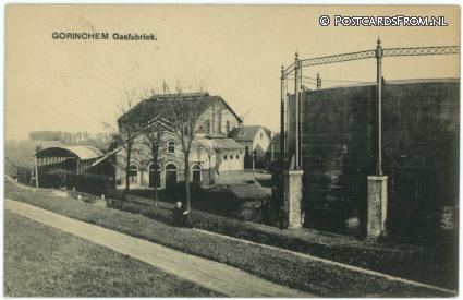 ansichtkaart: Gorinchem, Gasfabriek