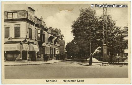 ansichtkaart: Leeuwarden, ? Schrans - Huizumer Laan