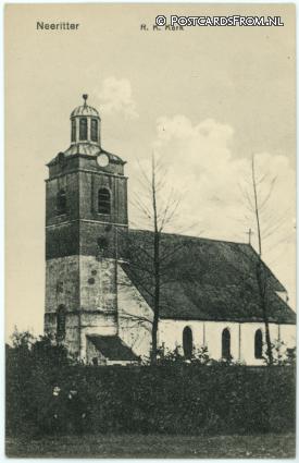 ansichtkaart: Neeritter, R.K. Kerk