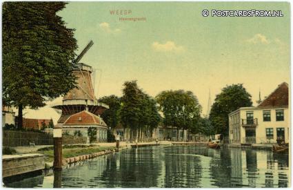ansichtkaart: Weesp, Heerengracht