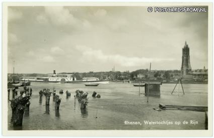 ansichtkaart: Rhenen, Watertochtjes op der Rijn