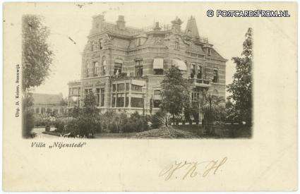 ansichtkaart: Steenwijk, Villa 'Nijenstede'