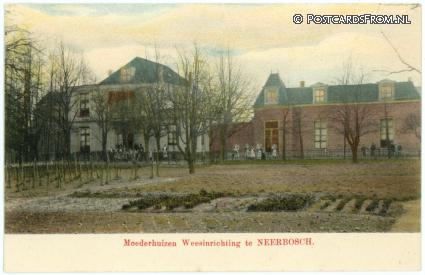 ansichtkaart: Neerbosch, Moederhuizen Weesinrichting