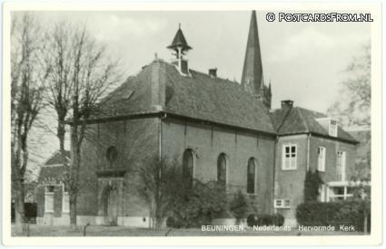 ansichtkaart: Beuningen GL, ? Nederlands Hervormde Kerk