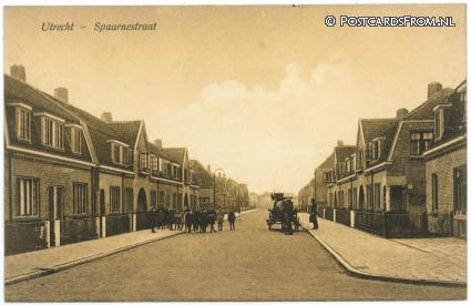 ansichtkaart: Utrecht, Spaarnestraat