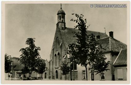 ansichtkaart: Nieuwpoort, Ned. Herv. Kerk