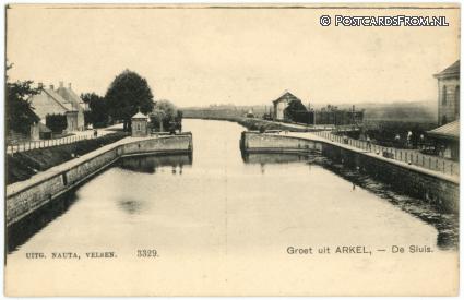 ansichtkaart: Arkel, De Sluis
