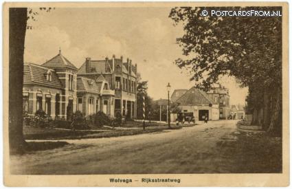 ansichtkaart: Wolvega, Rijksstraatweg