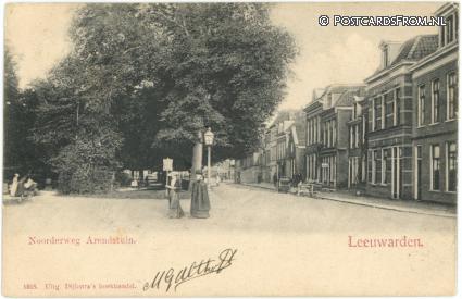 ansichtkaart: Leeuwarden, Noorder Arendstuin