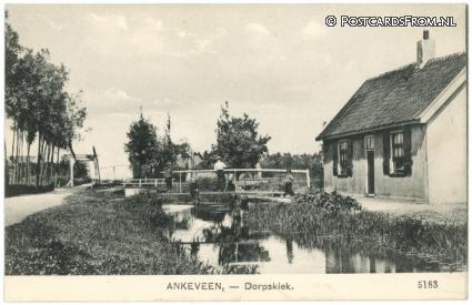 ansichtkaart: Ankeveen, Dorpskiek