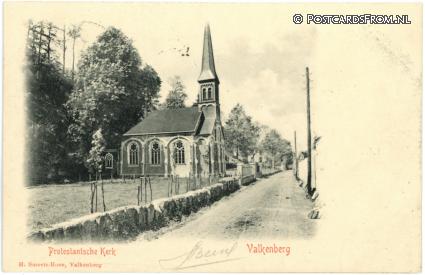 ansichtkaart: Valkenburg LB, Protestantsche Kerk