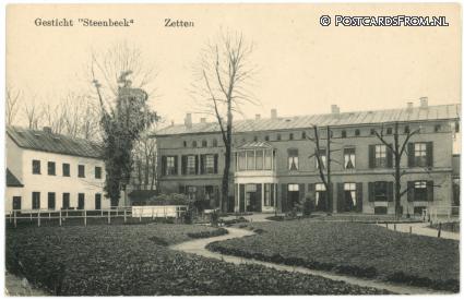 ansichtkaart: Zetten, Gesticht 'Steenbeek'