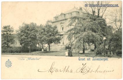 ansichtkaart: Zevenbergen, Villa 'Waterloo'