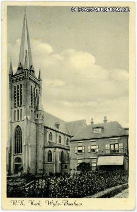 ansichtkaart: Wijhe, Boerhaar. R.K. Kerk