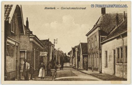 ansichtkaart: Meerkerk, Gorinchemschestraat