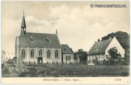 ansichtkaart: Ankeveen, Herv. Kerk