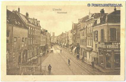 ansichtkaart: Utrecht, Voorstraat