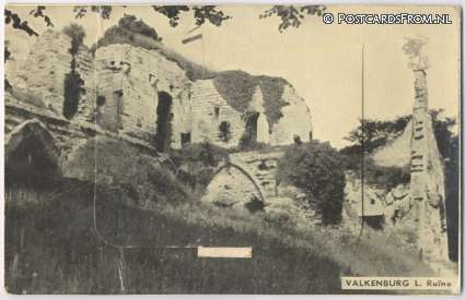 ansichtkaart: Valkenburg LB, Ruine
