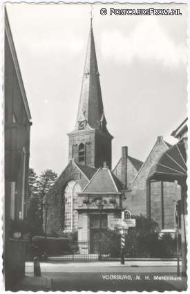 ansichtkaart: Voorburg, N.H. Martinikerk