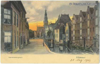 ansichtkaart: Alkmaar, Kaarsemakersgracht
