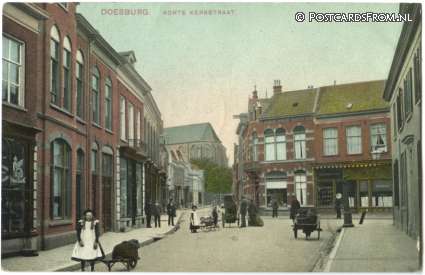 ansichtkaart: Doesburg, Korte Kerkstraat
