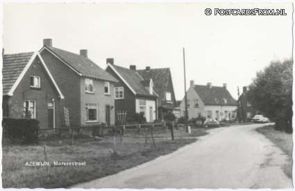 ansichtkaart: Azewijn, Marssestraat