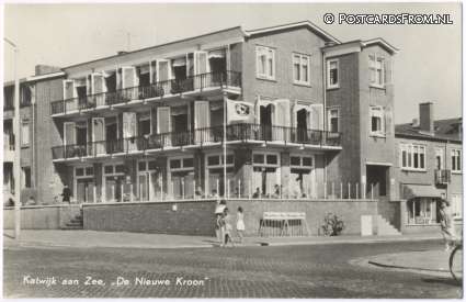 ansichtkaart: Katwijk aan Zee, De Nieuwe Kroon