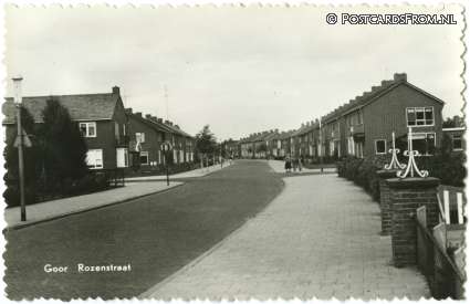 ansichtkaart: Goor, Rozenstraat