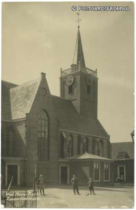 ansichtkaart: Zwammerdam, Ned. Herv. Kerk