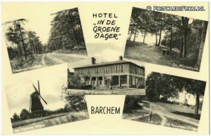 ansichtkaart: Barchem, Hotel 'In de groene Jager'