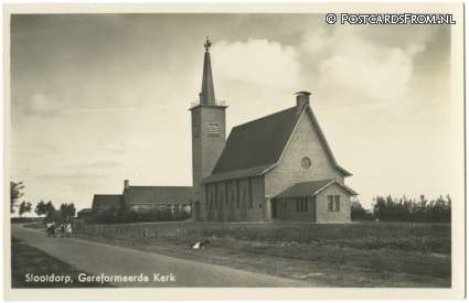 ansichtkaart: Slootdorp, Gereformeerde Kerk